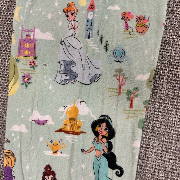 Little Sleepies Princess Print Pajama Set - Picture 4 of 6